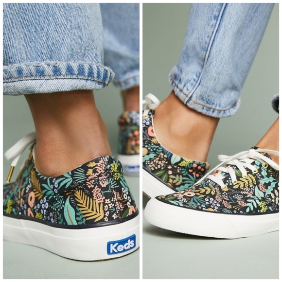 NWT Anthro Keds x Rifle Paper Co. Lourdes Sneakers - Picture 7 of 7